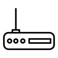 wifi router Vector icon which is suitable for commercial work

