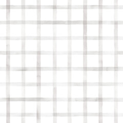 Watercolor horizontal and vertical stripes. Vintage background. Perfect for fabric, textile, wallpaper, kindergarten. Checkered watercolor background.