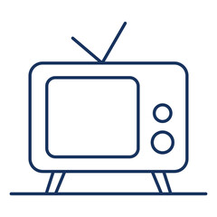 Tv Vector icon which is suitable for commercial work

