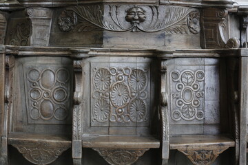 Saint Pierre de Coutances church stalls
