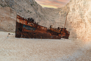 Shipwreck in zakynthos