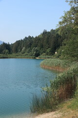 Terlago lake  near Trento in Northern Italy
