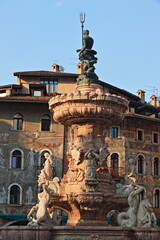 Fototapeta na wymiar Trento downtown in Northern Italy