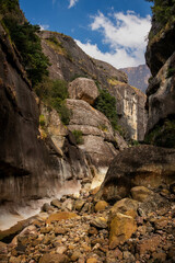 The Tugela gorge in the Drakensburg mountains, South Africa