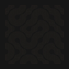 Color truchet tiling connections illustration