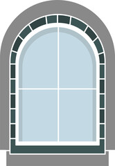 window design illustration isolated without background