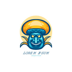 Mushroom Character Logo