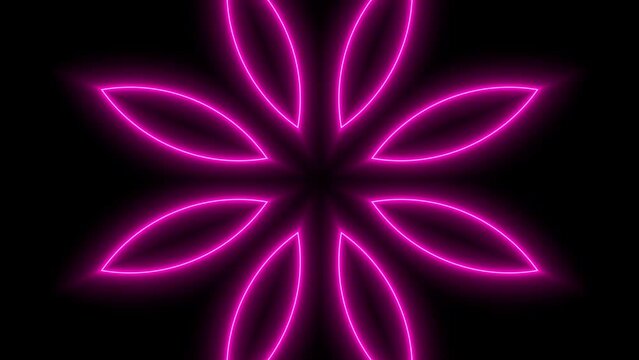 Hypnotic strobe background. Led laser neon lights flickering. Strong crazy moving shapes. Music show opener video