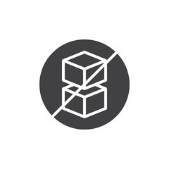 Do not stack vector icon