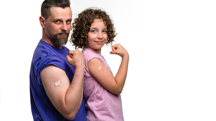 Family after vaccination