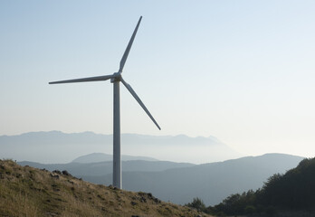renewable energy with wind turbines