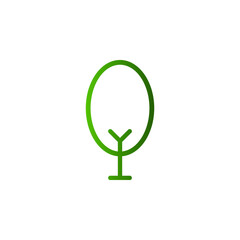 tree vector for website symbol icon presentation