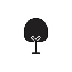 tree silhouette vector for website symbol icon presentation