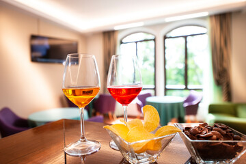 Aperitivo nella lounge