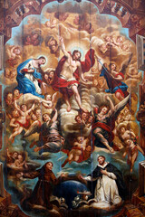 Sao Domingos's chuch ceiling fresco