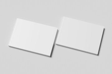 a4 landscape magazine mockup