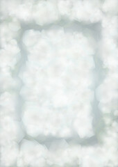 Vector Magical Glowing Background with Silver and Purple Falling Hexagon on Blue. Falling Snow. Glittery Confetti Frame. Christmas and New Year Design. Winter Sky. Summer Sunshine. Water Bokeh Splash.