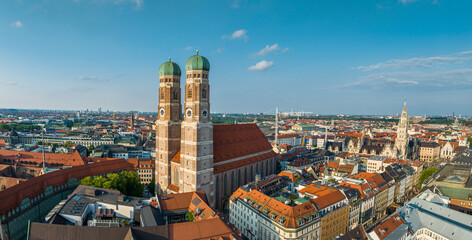 Frauenkirche, Munich, Germany - obrazy, fototapety, plakaty