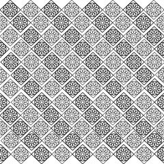 Vector line flowers square for background wallpaper and seamless artwork illustration texture of vector graphic design isolated flat trendy design for cotton beautiful pattern colorful fabric paper