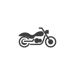 Fototapeta premium Motorcycle vector icon
