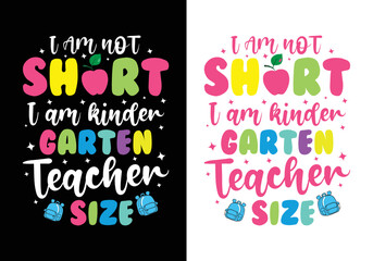 creative Back to school t-shirt design 100 days of school typography t-shirt design premium vector