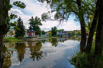 house on the lake