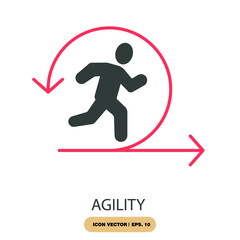 agility icons  symbol vector elements for infographic web