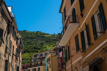 View of the city Vernazza, Italy 