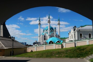 The Kul Sharif Mosque in the Kazan Kremlin.
