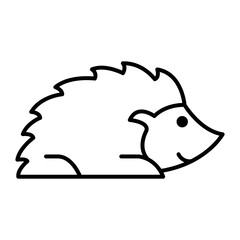 Porcupine icon vector design template.