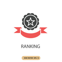 ranking icons  symbol vector elements for infographic web