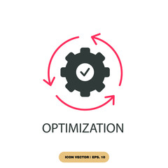 optimization icons  symbol vector elements for infographic web