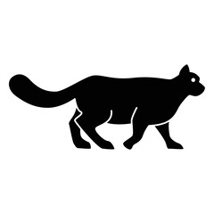 Cat icon vector design template.