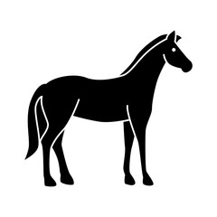 Horse icon vector design template.