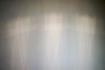 Empty white wall with 3 spot lights  for background wallpaper