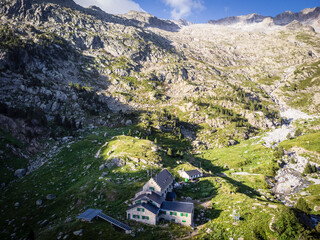 Benasque Valley, Huesca, Pyrenean mountain range, Spain