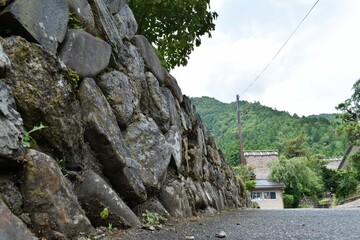 日本の田舎、原風景、夏、美山、かやぶき、美山かやぶきの里、