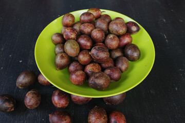 a bowl of chestnuts