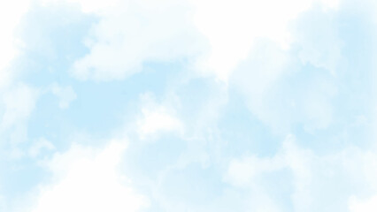 Beautiful clouds against a blue sky background. Cloudscape sky. Blue sky with cloudy weather, nature cloud. White clouds, blue sky and sun.