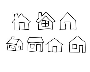 house icon illustration cute

