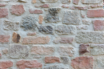 Texture of a stone wall. Old castle stone wall texture background.