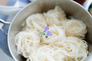 ヘルシーでおしゃれなそうめん弁当