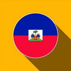 Fototapeta premium Country Haiti. Haiti flag. Vector illustration.