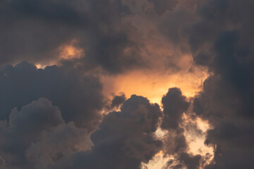 thunderstorm cloud sky background for meteorology weather forecast