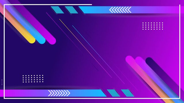 4K videos. Simple Mosaic Mosaic color liquit design element background. Hexagonal Slow Motion.