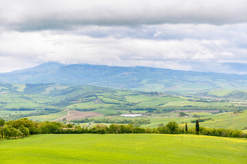 Fototapeta na wymiar View of a Tuscan landscape
