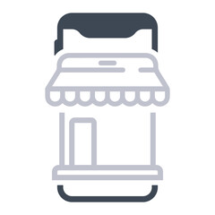 Mobile, store, app icon