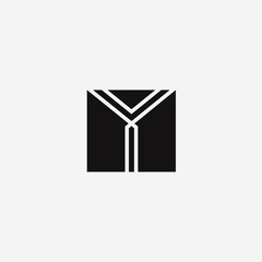 Initial letter Y creative logo design