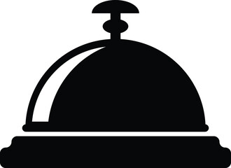 Hotel Bell Vector Icon Illustration