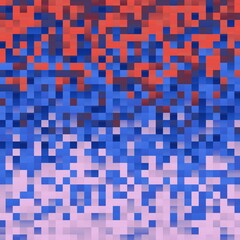 Colorful modern, beautiful, and futuristic abstract background with pixel, mosaic, or square dot pattern.